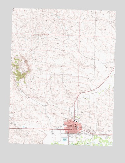Craig, CO USGS Topographic Map