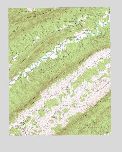 Craig Springs, VA USGS Topographic Map