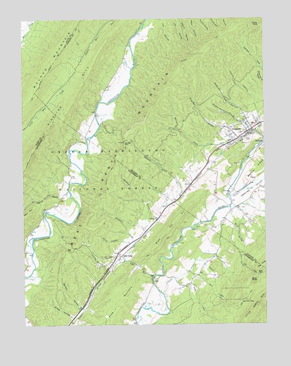 Craigsville, VA USGS Topographic Map