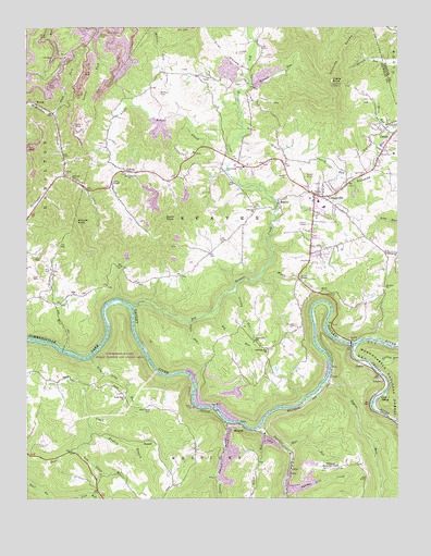 Craigsville, WV USGS Topographic Map