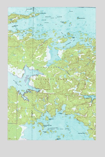 Cranberry Bay, MN USGS Topographic Map