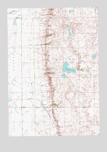 Crandall, SD USGS Topographic Map