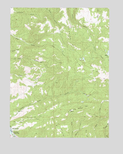 Crandall Canyon, UT USGS Topographic Map