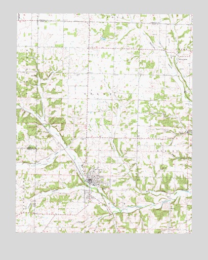 Crane, MO USGS Topographic Map