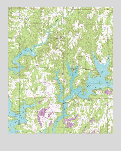 Crane Hill, AL USGS Topographic Map