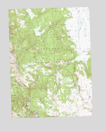 Crane Mountain, OR USGS Topographic Map