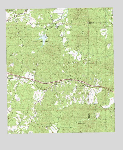 Cranfield, MS USGS Topographic Map
