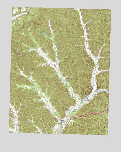Cranston, KY USGS Topographic Map