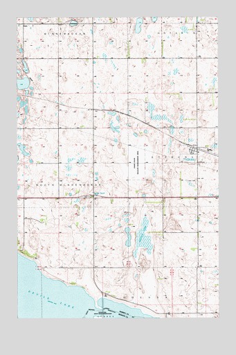 Crary, ND USGS Topographic Map