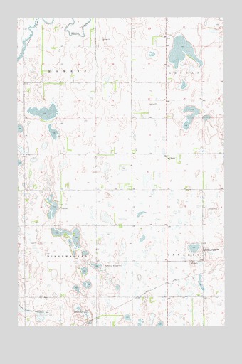 Crary NW, ND USGS Topographic Map