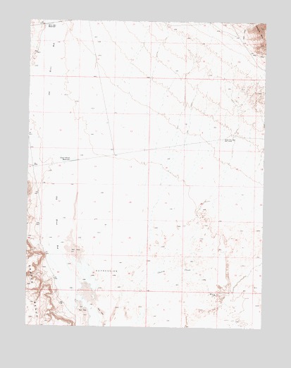 Crater Bench Reservoir, UT USGS Topographic Map