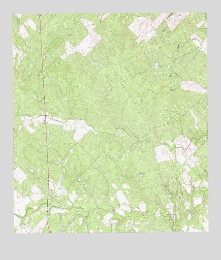 Crater Ridge, TX USGS Topographic Map