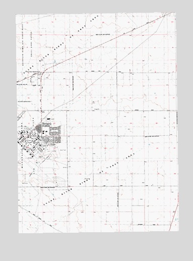 Crater Rings SE, ID USGS Topographic Map