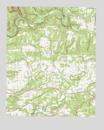 Cravens, AR USGS Topographic Map