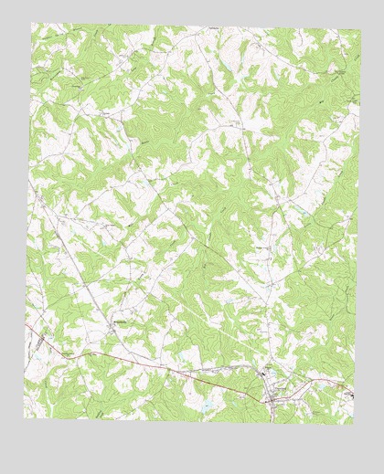 Crawford, GA USGS Topographic Map