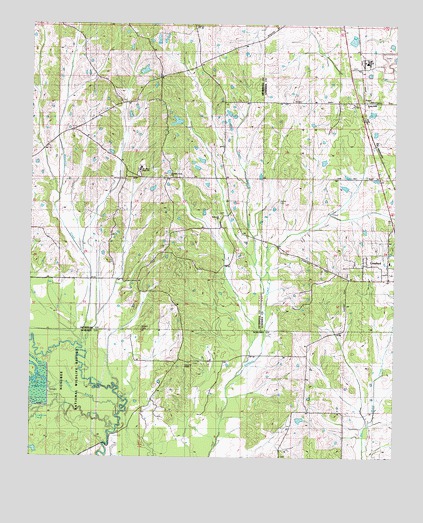 Crawford West, MS USGS Topographic Map