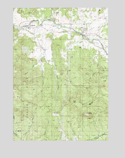 Crawfordsville, OR USGS Topographic Map