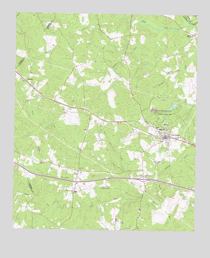 Crawfordville, GA USGS Topographic Map