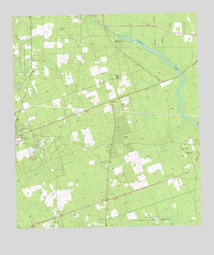 Crawfordville East, FL USGS Topographic Map
