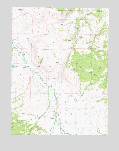 Crazy Mountain, CO USGS Topographic Map