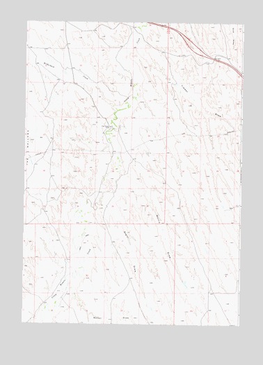 Crazy Woman Ranch, WY USGS Topographic Map