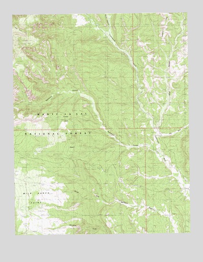 Cream Pots, UT USGS Topographic Map