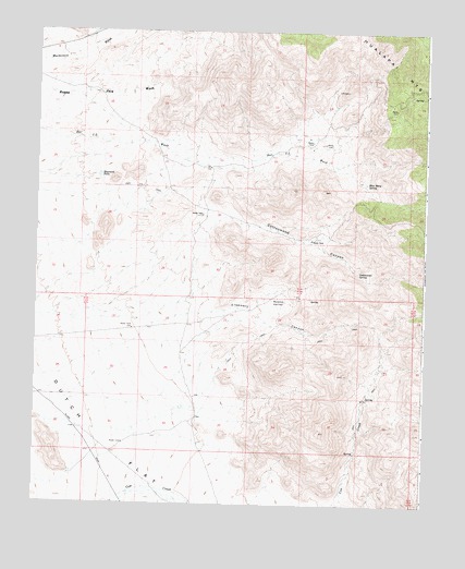 Creamery Canyon, AZ USGS Topographic Map