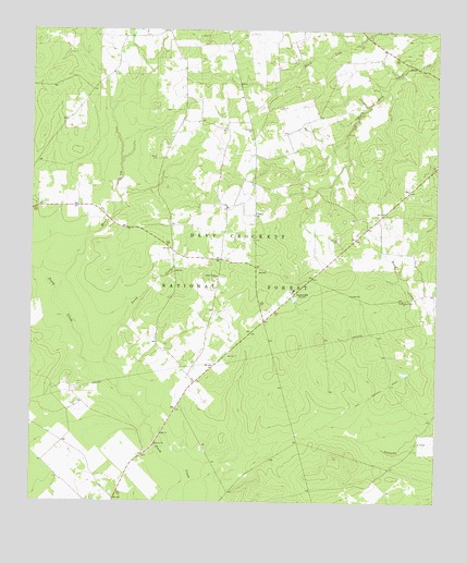 Crecy, TX USGS Topographic Map