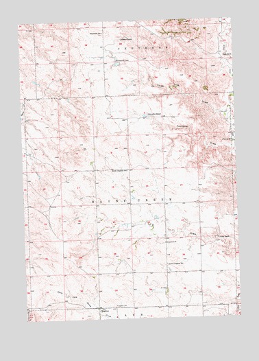 Creighton, SD USGS Topographic Map