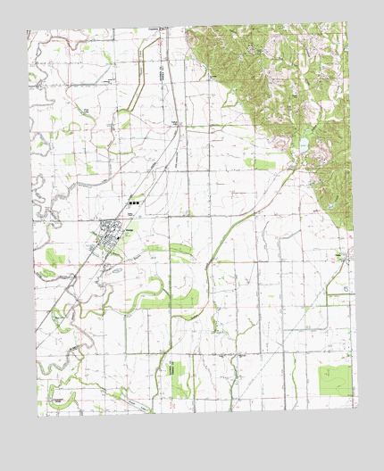 Crenshaw South, MS USGS Topographic Map