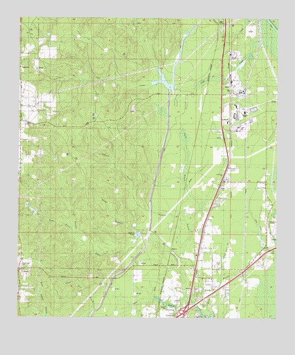 Creola, AL USGS Topographic Map