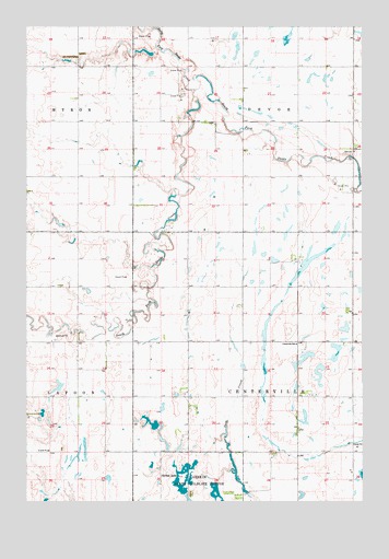Cresbard SW, SD USGS Topographic Map
