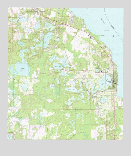 Crescent City, FL USGS Topographic Map