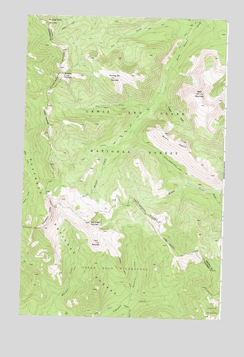 Crescent Cliff, MT USGS Topographic Map