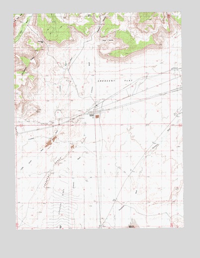 Crescent Junction, UT USGS Topographic Map