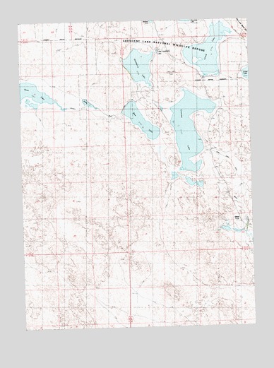 Crescent Lake, NE USGS Topographic Map