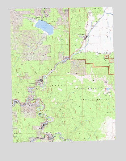 Crescent Mills, CA USGS Topographic Map