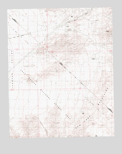 Crescent Peak, NV USGS Topographic Map