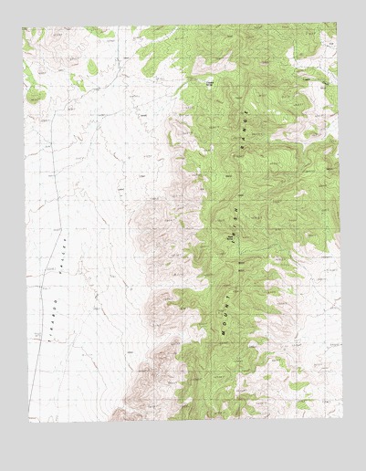 Crescent Spring, NV USGS Topographic Map