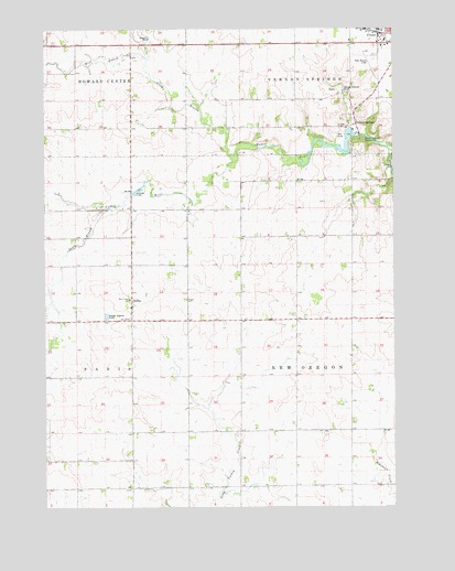 Cresco SW, IA USGS Topographic Map