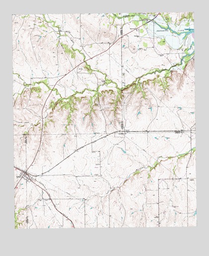 Cresson, TX USGS Topographic Map