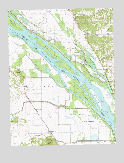 Annada, MO USGS Topographic Map