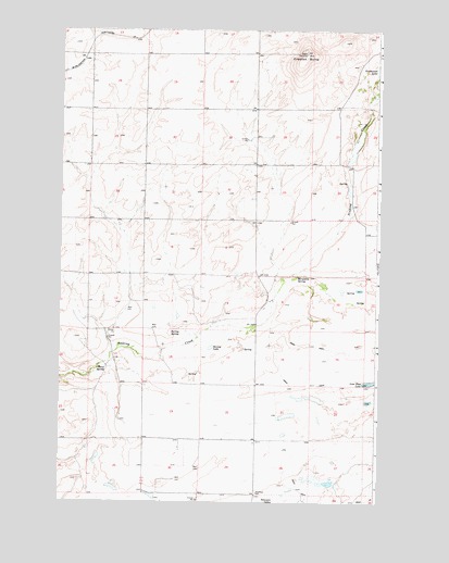 Creston Butte, WA USGS Topographic Map
