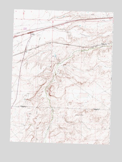 Creston Junction, WY USGS Topographic Map