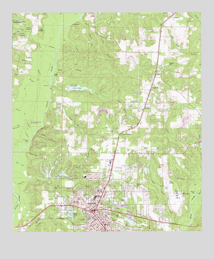 Crestview North, FL USGS Topographic Map