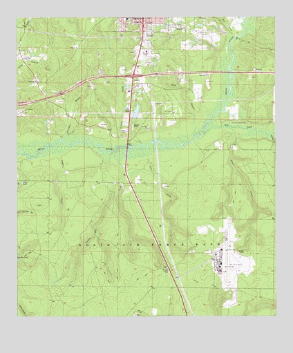 Crestview South, FL USGS Topographic Map