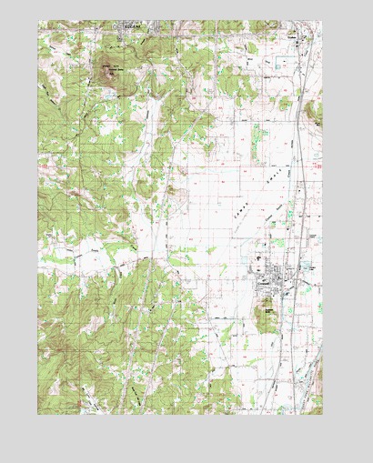 Creswell, OR USGS Topographic Map