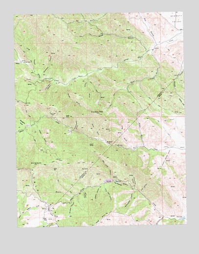 Crevison Peak, CA USGS Topographic Map