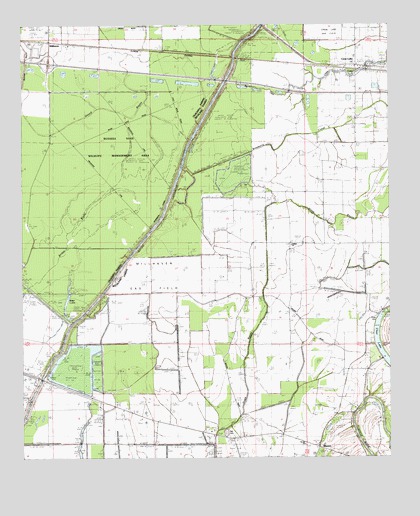 Crew Lake, LA USGS Topographic Map