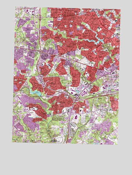 Annandale, VA USGS Topographic Map